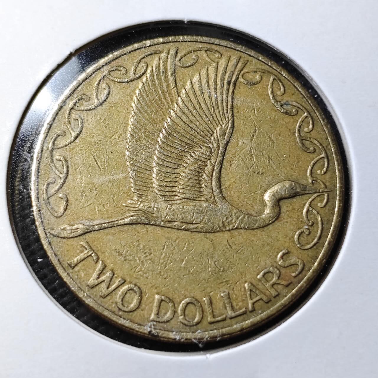 KK钱币收藏小铺  第361场  2月预留时间 周末发货  新西兰2元