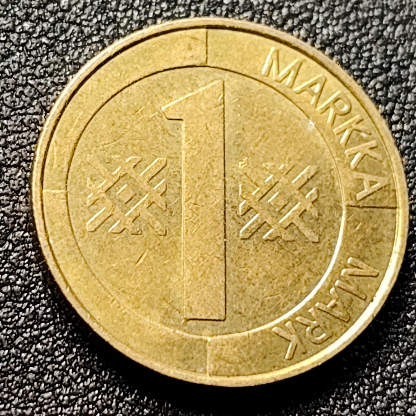 泉币菌-第120场-精品福利场 芬兰1马克 挥剑狮 直径22mm