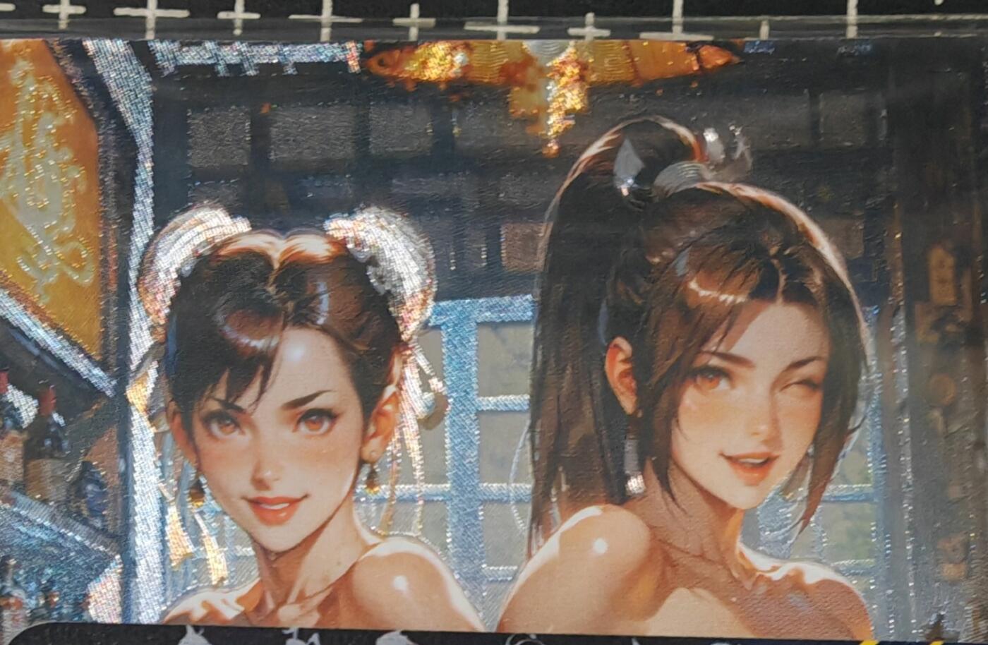 铃鹿第九期（提示一：自制卡难免瑕疵，可能存在撞角爆边等出厂瑕疵，介意慎拍；提示二：参拍请慎重，跑单押金不退的）） 火舞春丽艺术单卡