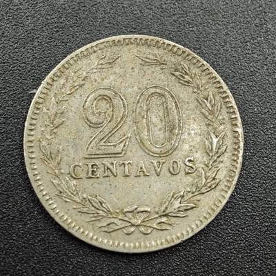 【淘币小摊】实时拍第七百八十一拍   散币场   满百包邮可预留二周 每周一统一发货   - 阿根廷1906年20分镍币