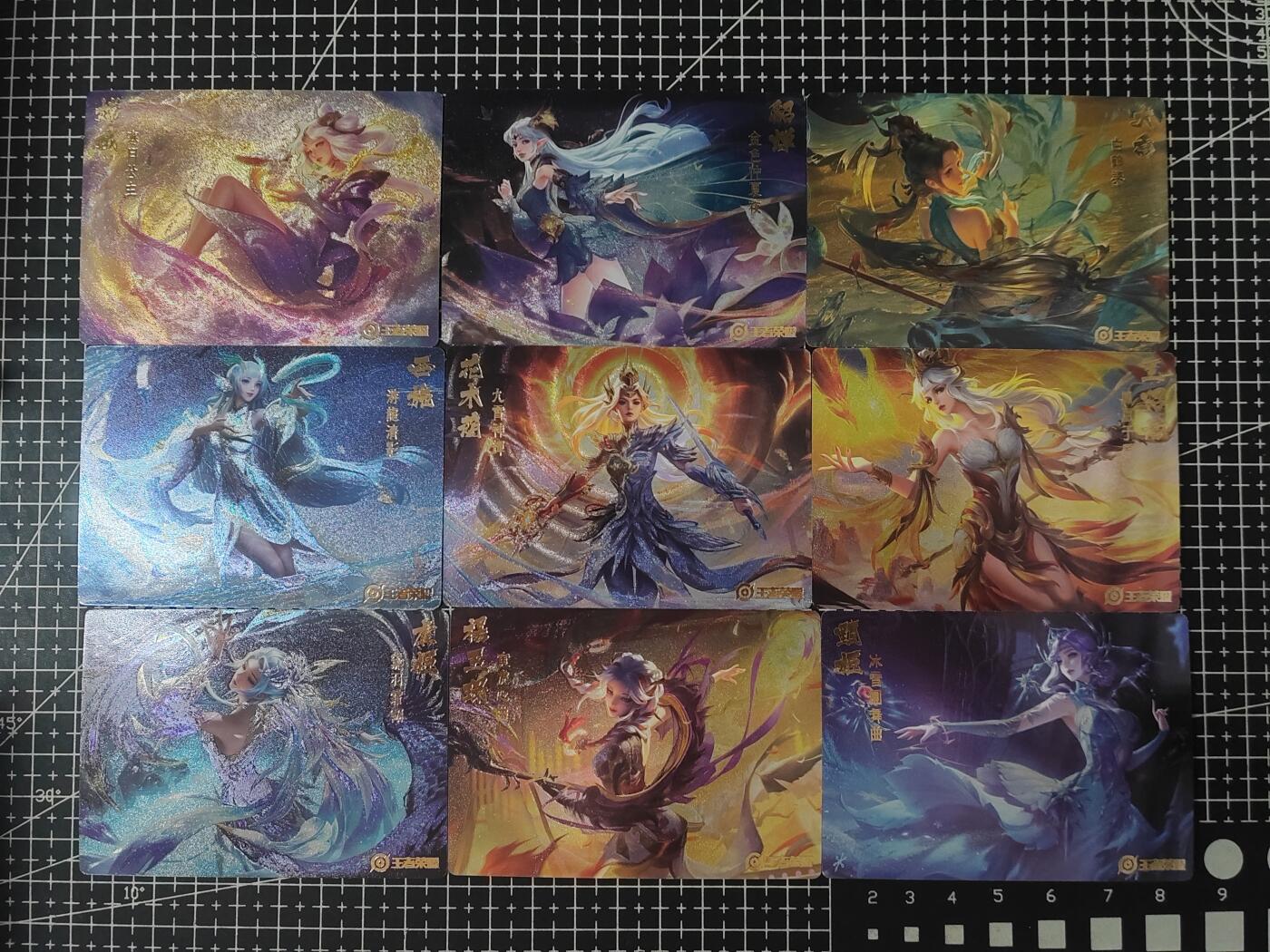 铃鹿第九期（提示一：自制卡难免瑕疵，可能存在撞角爆边等出厂瑕疵，介意慎拍；提示二：参拍请慎重，跑单押金不退的）） 王者荣耀粗闪套