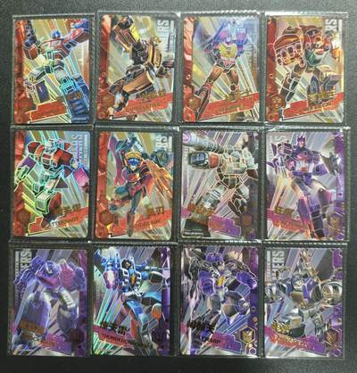 天玑星卡拍第134期《11.3周一截拍》持续收拍收评中 满赠卡需备注 - 卡游 UR 变形金刚 十二张