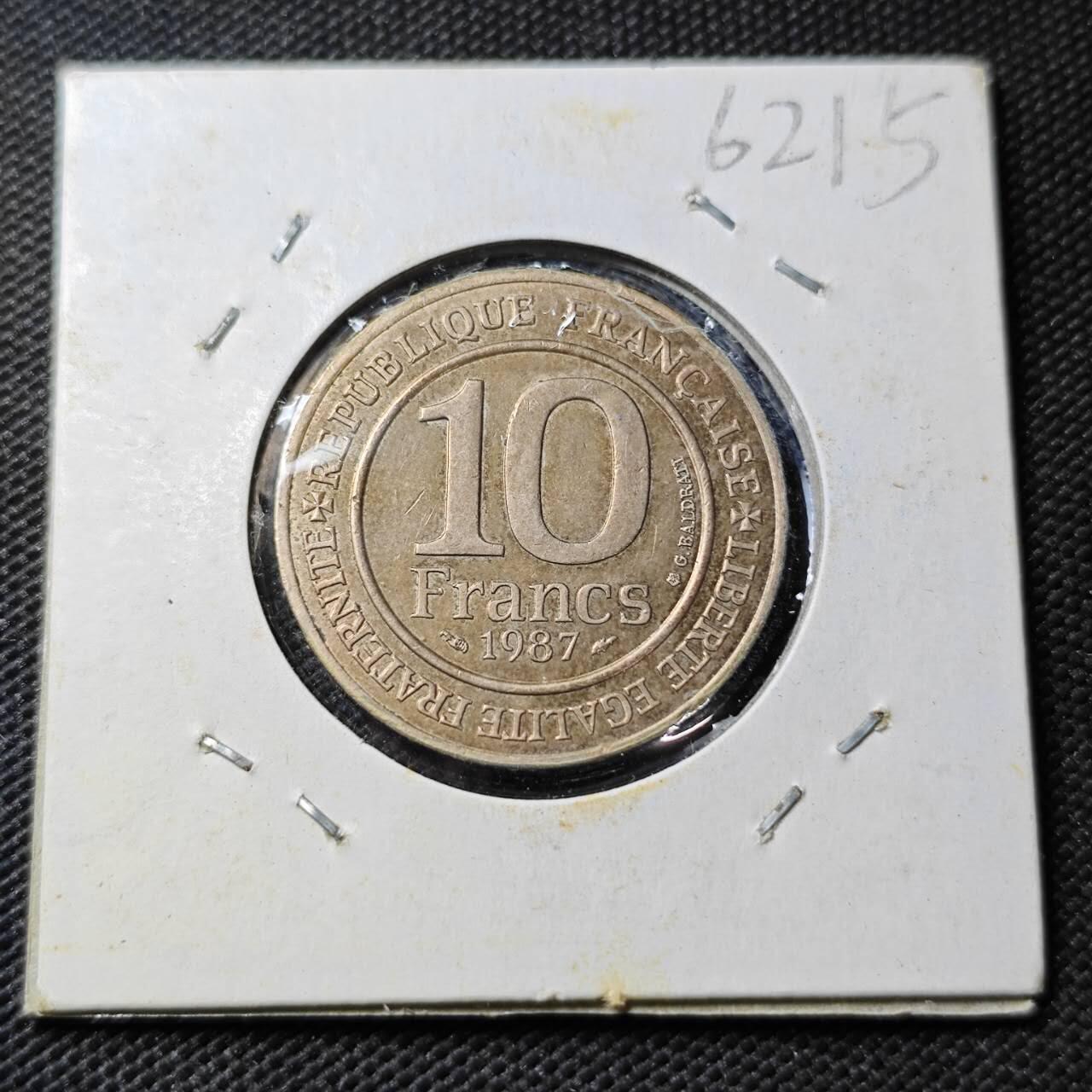 KK钱币收藏小铺  第362场  2月预留时间 周末发货  法国10法郎纪念币