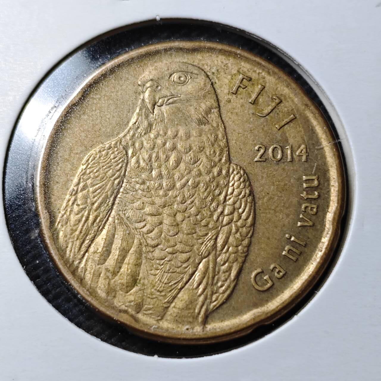 KK钱币收藏小铺  第361场  2月预留时间 周末发货 2014 斐济2元