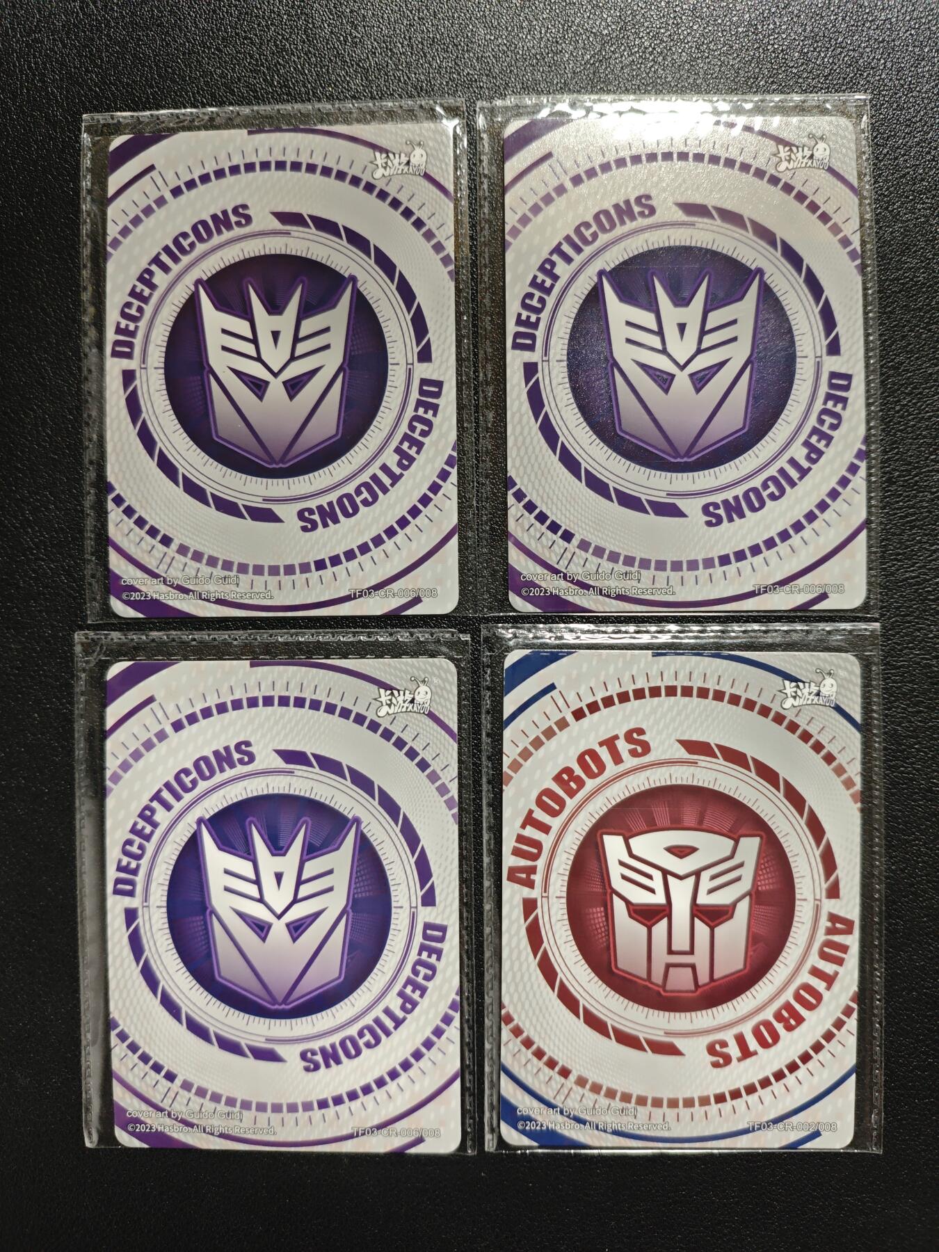 天玑星卡拍第134期《11.3周一截拍》持续收拍收评中 满赠卡需备注 卡游 CR 变形金刚 威震天 大黄蜂 四张