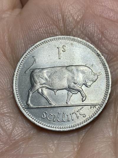 2025年第一百二十场(总第一百四十六场）外国好品散币(免佣金) - 爱尔兰🇮🇪1966年1先令(共和国时期第一套第二版)