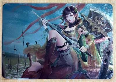 龙虎卡牌第六一场 （无佣金，单场满200元包邮，欢迎送拍） - 粗闪 宁缺卡牌 孙尚香