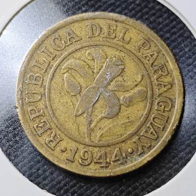 KK钱币收藏小铺  第362场  2月预留时间 周末发货 -  1944巴拉圭10分铜币