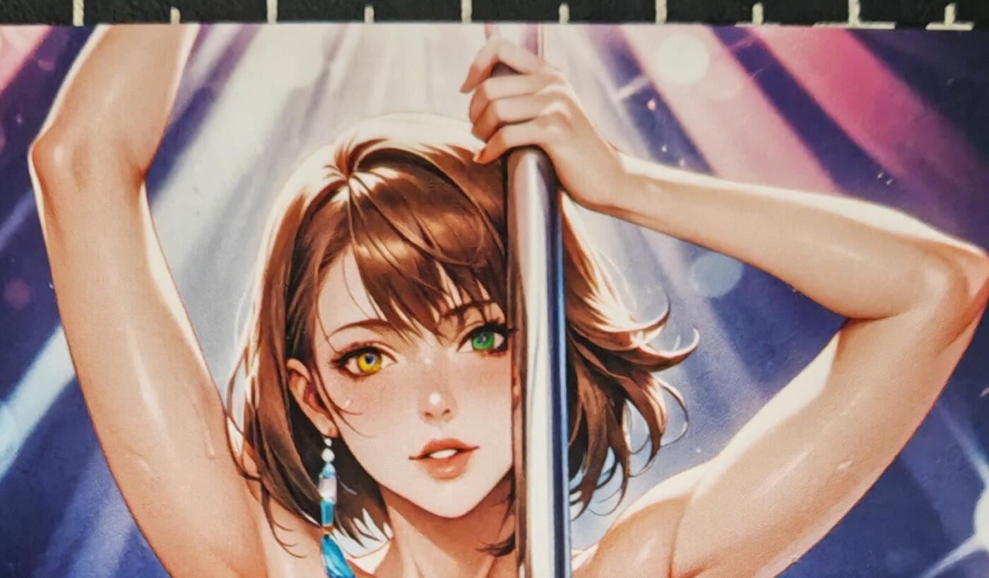 铃鹿第九期（提示一：自制卡难免瑕疵，可能存在撞角爆边等出厂瑕疵，介意慎拍；提示二：参拍请慎重，跑单押金不退的）） 钢管艺术卡1