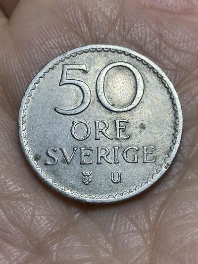 2025年第一百二十场(总第一百四十六场）外国好品散币(免佣金) - 瑞典🇸🇪1969年50欧尔(古斯塔夫六世第二套，U标)