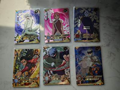 小怪兽卡牌第四十七期 （收拍品  不寄存 消费就送随机裸卡） - 火影忍者裸卡6张