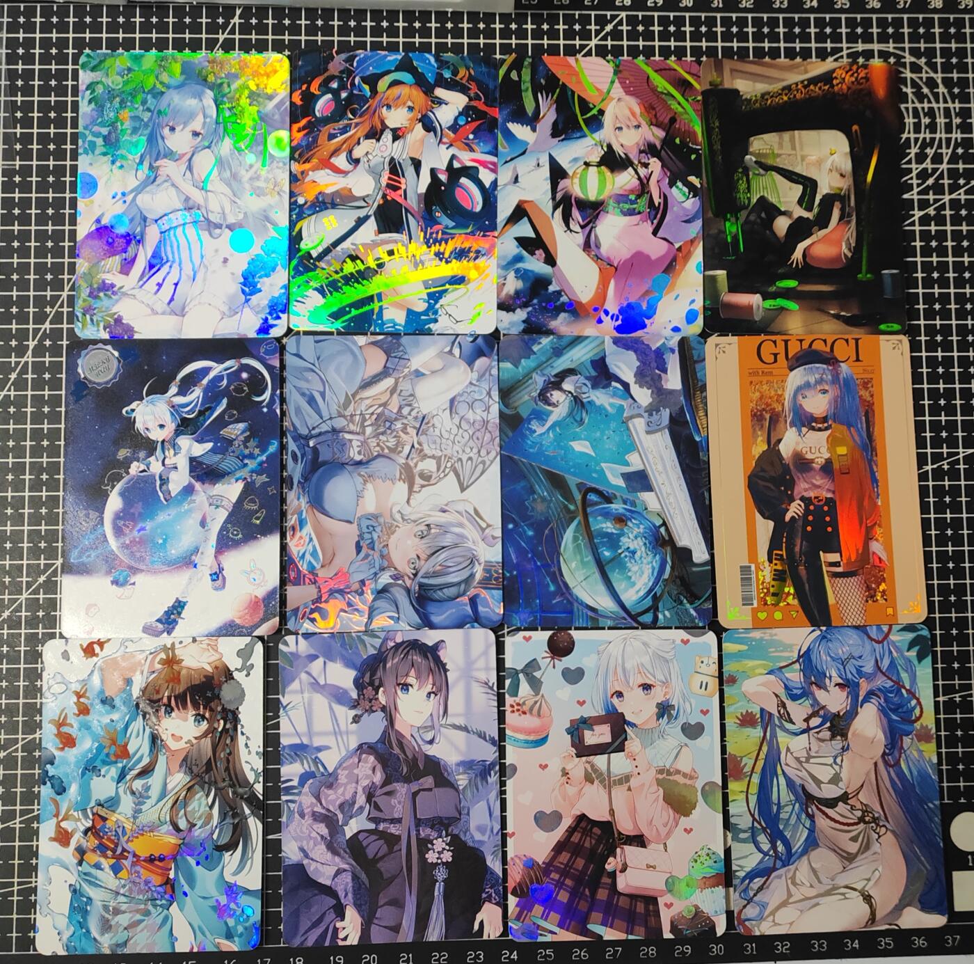 铃鹿第九期（提示一：自制卡难免瑕疵，可能存在撞角爆边等出厂瑕疵，介意慎拍；提示二：参拍请慎重，跑单押金不退的）） 卡霖妹卡二