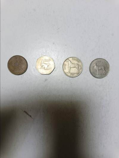 【20251103】非全新纸币第300场 - 爱尔兰硬币4枚