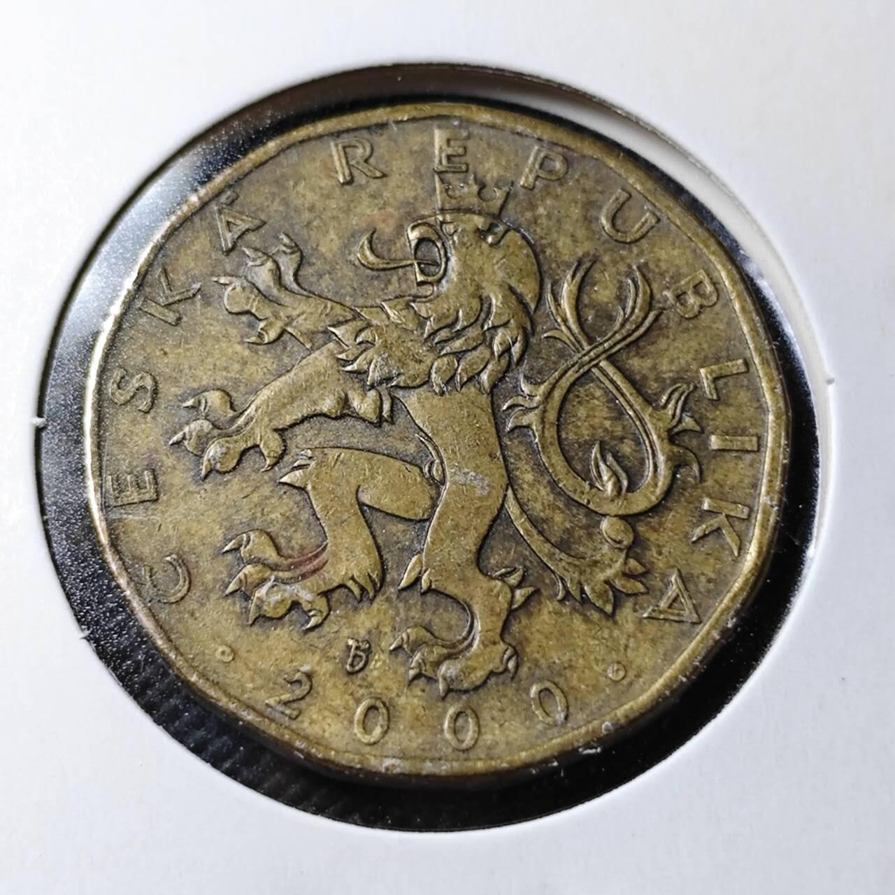 KK钱币收藏小铺  第361场  2月预留时间 周末发货  捷克20克朗纪念币