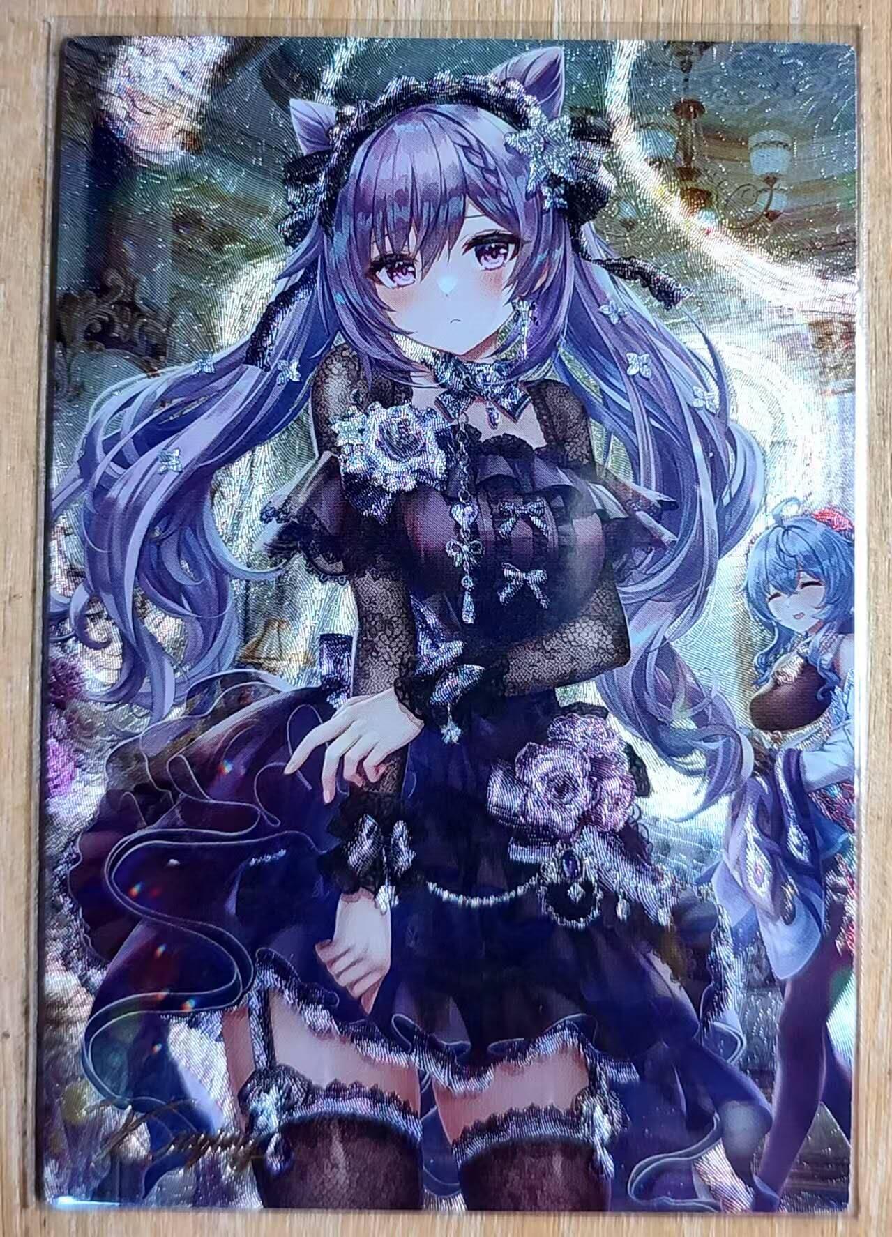 龙虎卡牌第六一场 （无佣金，单场满200元包邮，欢迎送拍） 粗闪 藏无缺卡牌 璇哥 刻晴