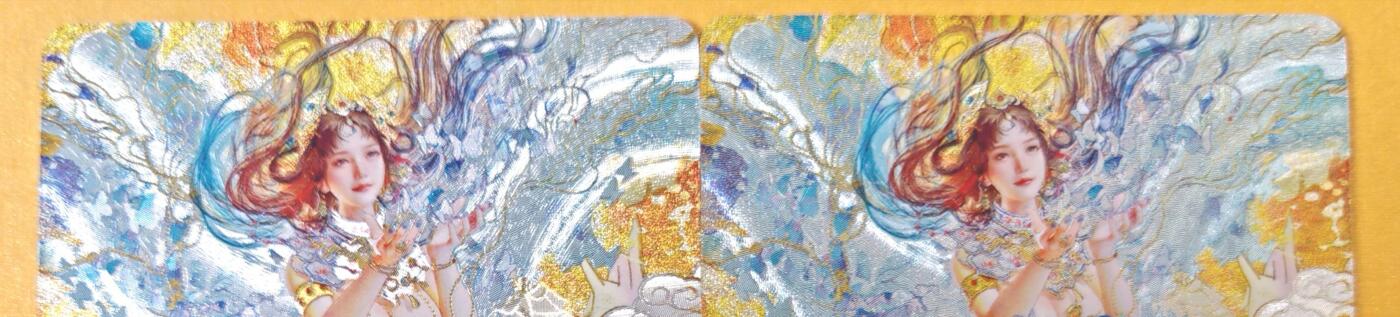 趣卡卡拍No.18期（无佣金免手续费，分享成交有奖） 【粗闪】焱卡文化-刷子妖人间传 SP03晴雯 粗闪双服饰2张