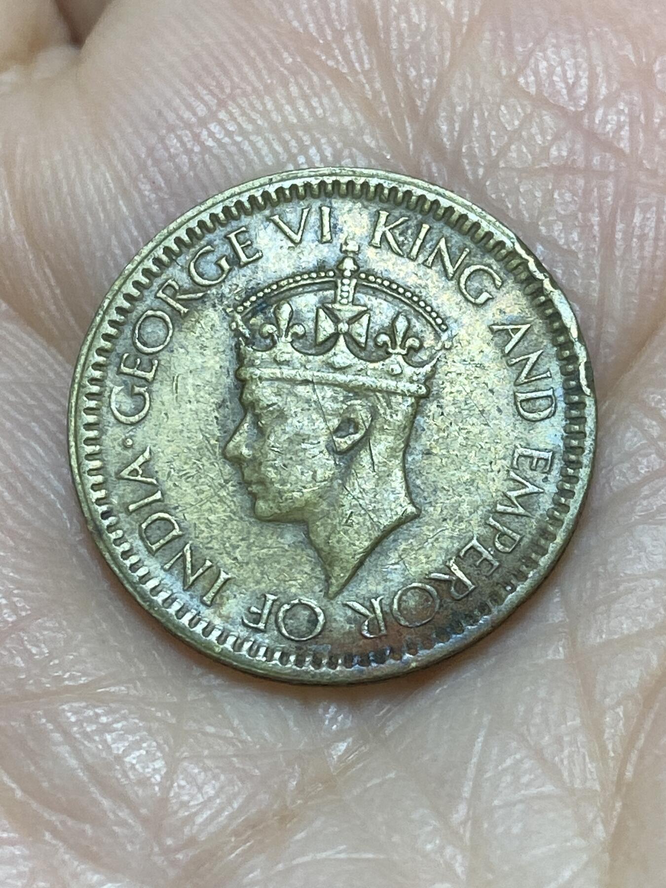 2025年第一百二十场(总第一百四十六场）外国好品散币(免佣金) 英属锡兰1943年25分