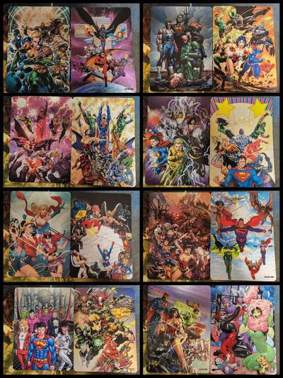 阳大大卡牌拍卖第79期（持续收拍品，周六晚上九点截拍，进群福利早知道） - 【大套卡】卡游DC 超级英雄 16张大卡