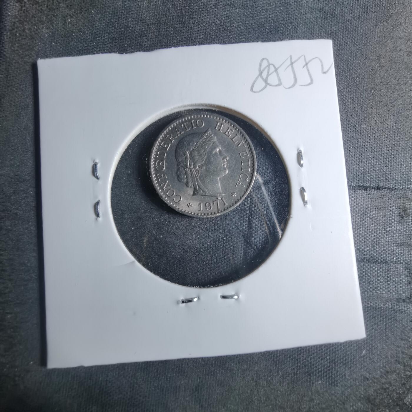 沼泽如烟--第885场 瑞士1971年五分