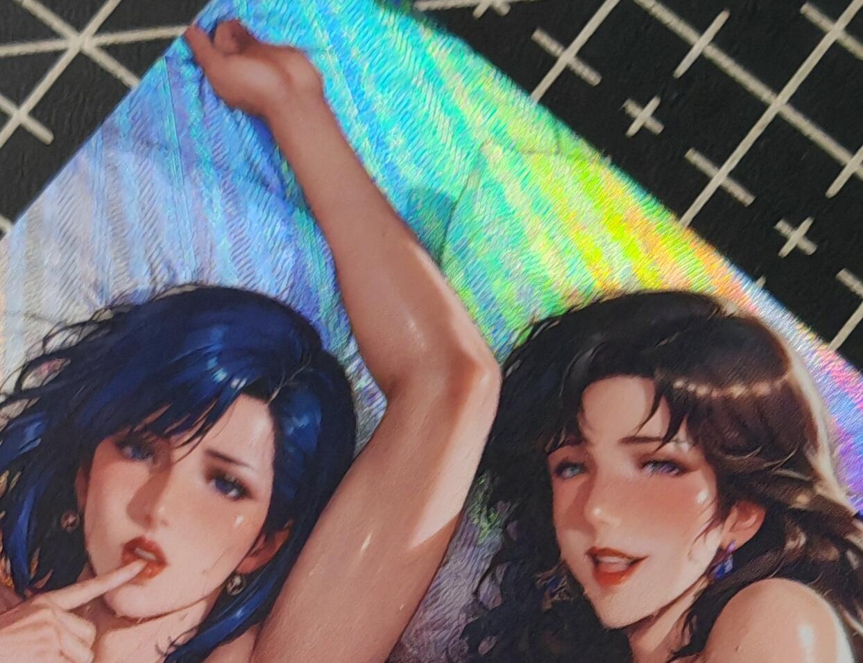 铃鹿第九期（提示一：自制卡难免瑕疵，可能存在撞角爆边等出厂瑕疵，介意慎拍；提示二：参拍请慎重，跑单押金不退的）） 猫眼三姐妹艺术卡1