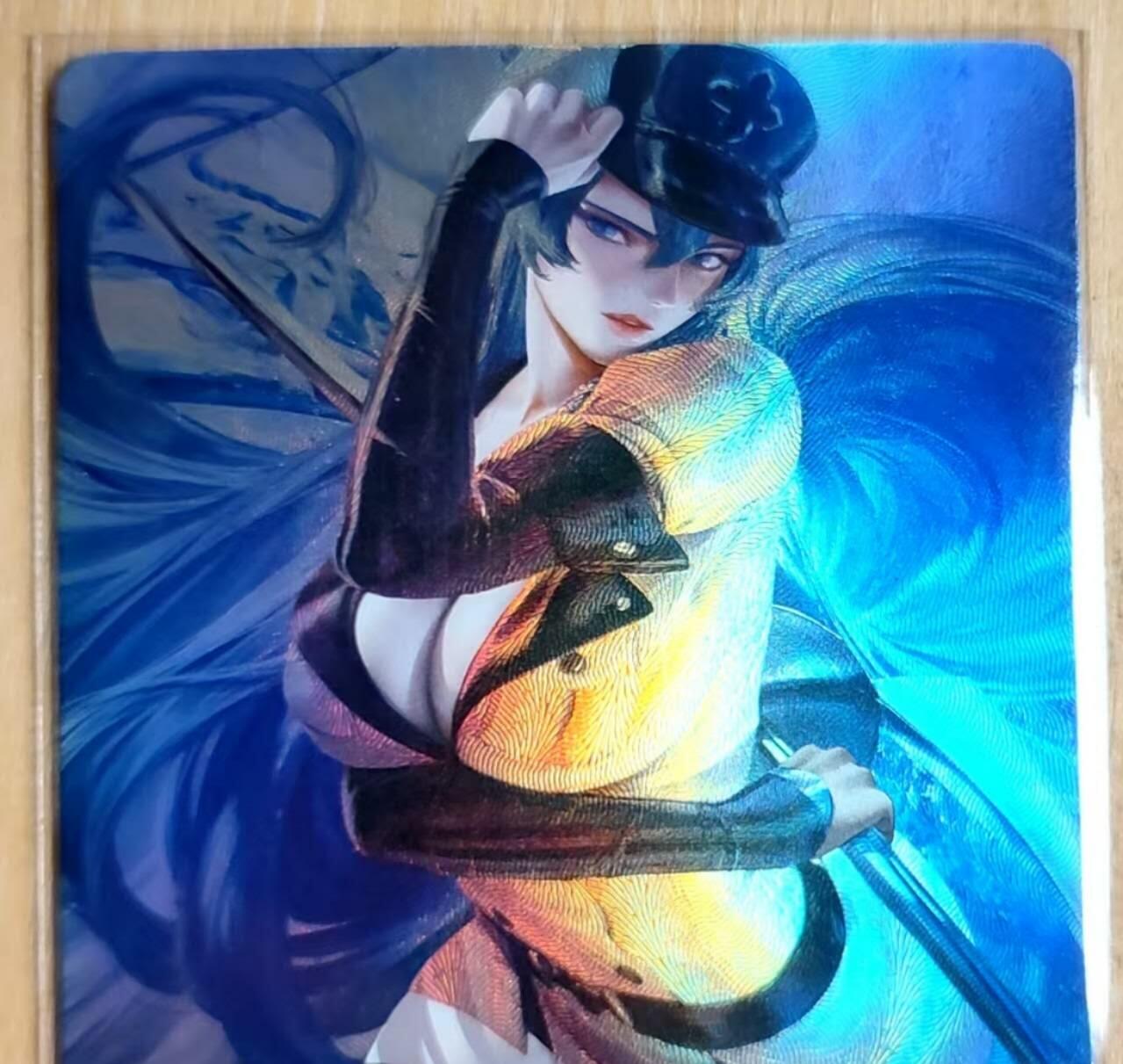 龙虎卡牌第六一场 （无佣金，单场满200元包邮，欢迎送拍） 折光彩闪 斩赤红之瞳卡牌 艾斯德斯