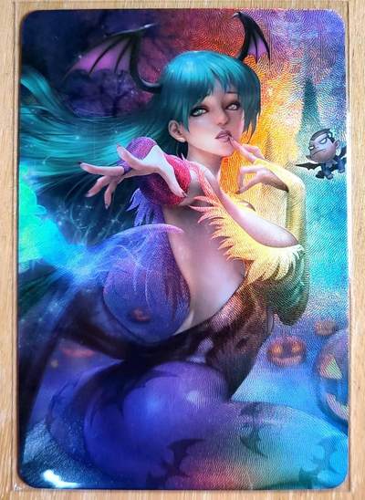 龙虎卡牌第六一场 （无佣金，单场满200元包邮，欢迎送拍） - 折光彩闪 ACG卡牌 莫莉卡