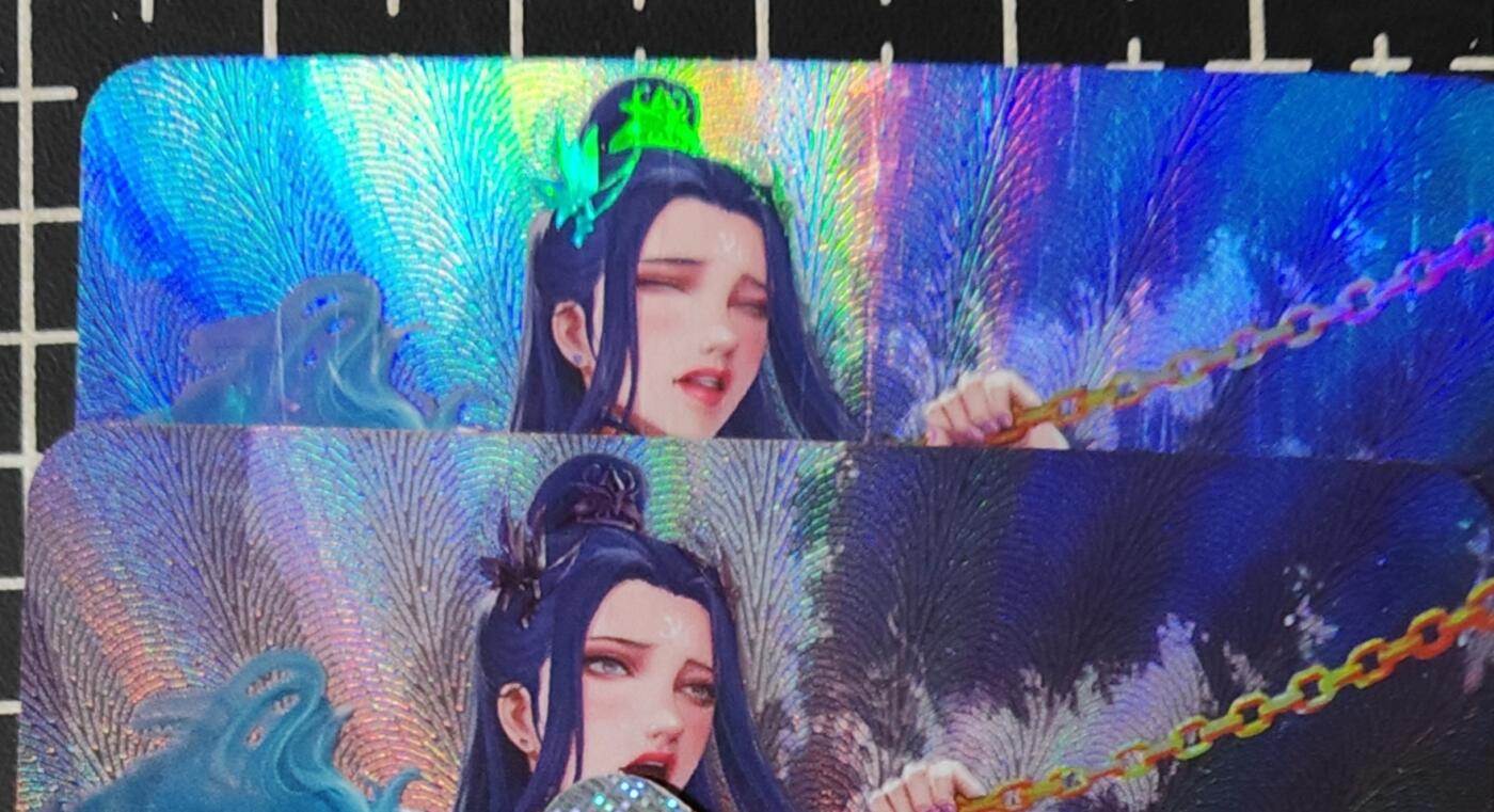 铃鹿第九期（提示一：自制卡难免瑕疵，可能存在撞角爆边等出厂瑕疵，介意慎拍；提示二：参拍请慎重，跑单押金不退的）） 柳钢蛋折彩艺术对卡