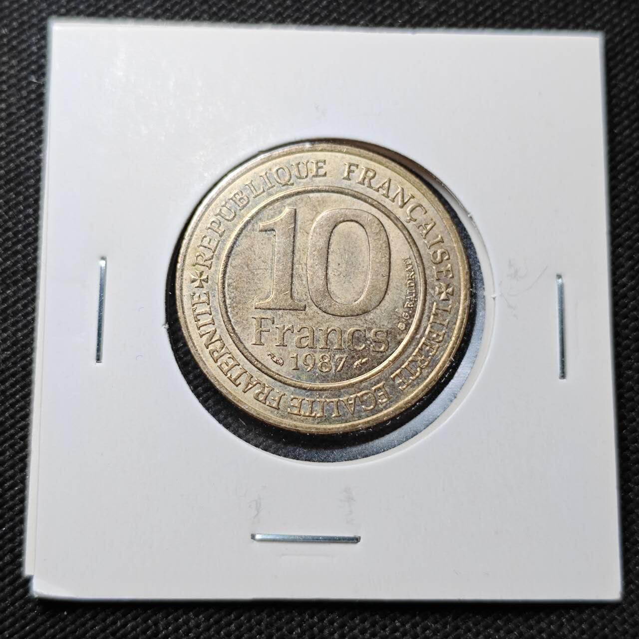 KK钱币收藏小铺  第362场  2月预留时间 周末发货  法国10法郎纪念币