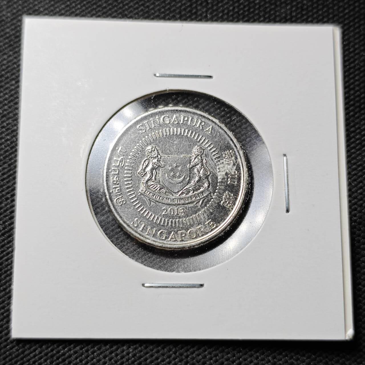 KK钱币收藏小铺  第361场  2月预留时间 周末发货  新加坡50分