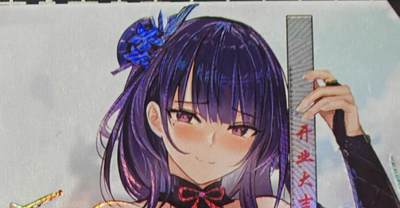 铃鹿第九期（提示一：自制卡难免瑕疵，可能存在撞角爆边等出厂瑕疵，介意慎拍；提示二：参拍请慎重，跑单押金不退的）） - 雷电将军艺术卡