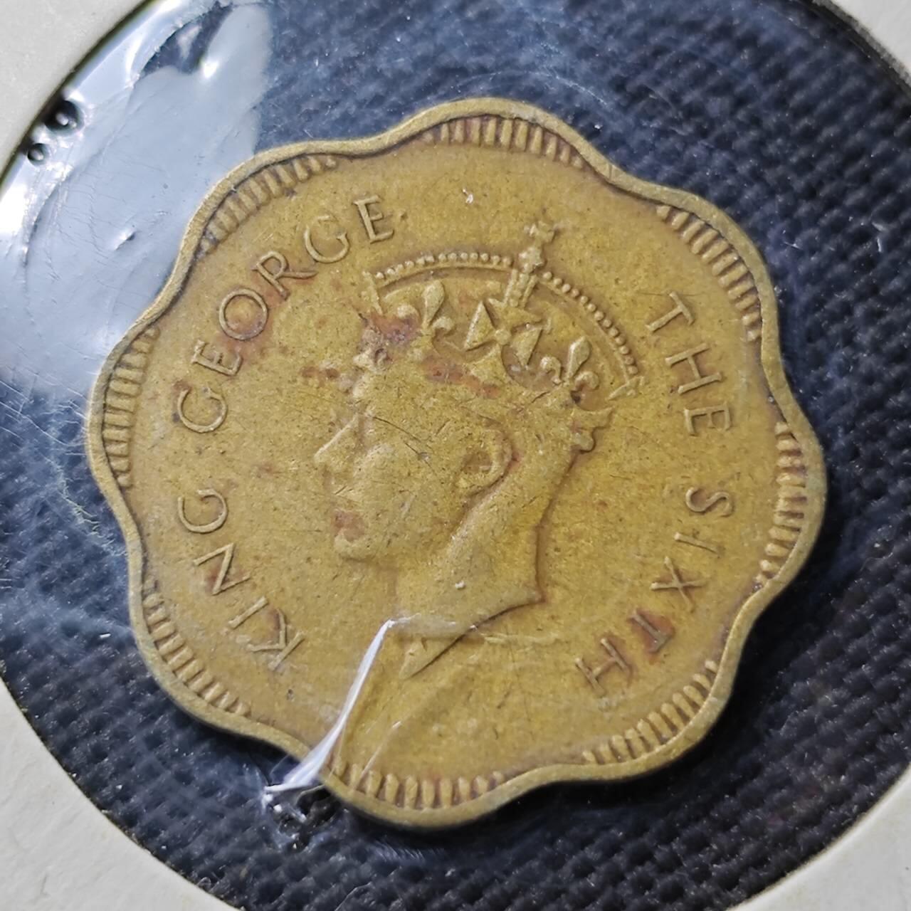 KK钱币收藏小铺  第362场  2月预留时间 周末发货  1951英属锡兰10分铜币