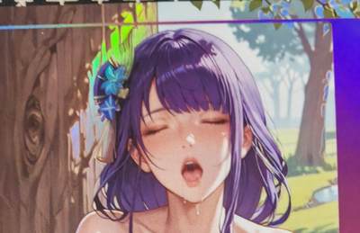 铃鹿第九期（提示一：自制卡难免瑕疵，可能存在撞角爆边等出厂瑕疵，介意慎拍；提示二：参拍请慎重，跑单押金不退的）） - 雷电将军艺术卡