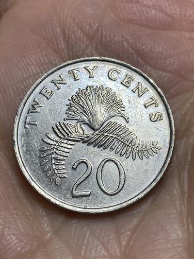 2025年第一百二十场(总第一百四十六场）外国好品散币(免佣金) - 新加坡🇸🇬1990年20分(高盾哭脸版)