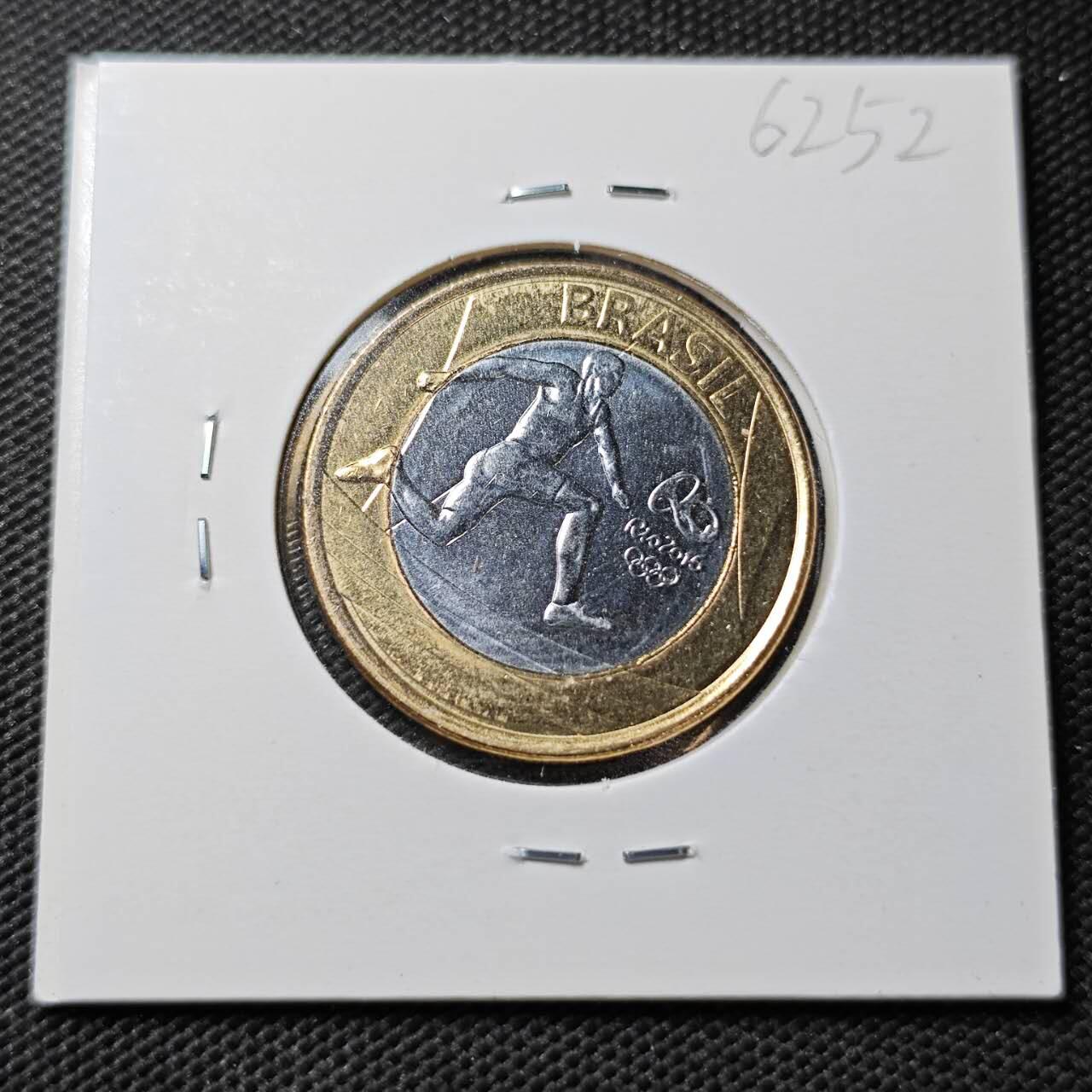 KK钱币收藏小铺  第362场  2月预留时间 周末发货  巴西1瑞尔纪念币
