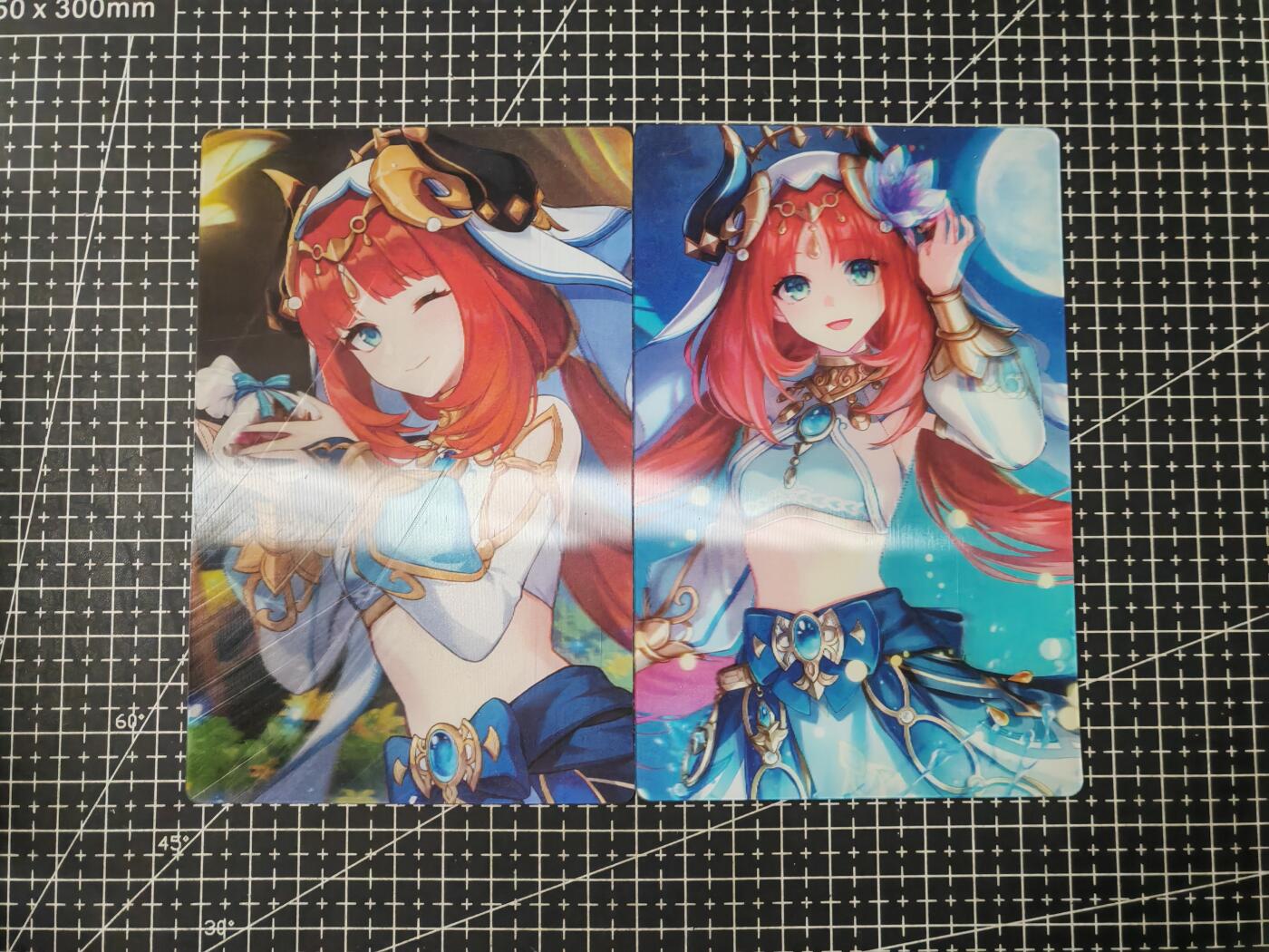 铃鹿第九期（提示一：自制卡难免瑕疵，可能存在撞角爆边等出厂瑕疵，介意慎拍；提示二：参拍请慎重，跑单押金不退的）） 妮露A6光栅卡