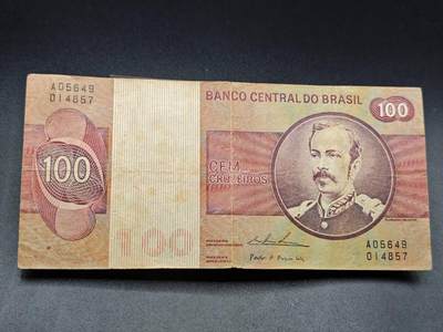 【淘币小摊】实时拍第七百八十二拍   无佣金纸币福利场   满百包邮可预留二周 每周一统一发货   - 巴西100克鲁塞罗