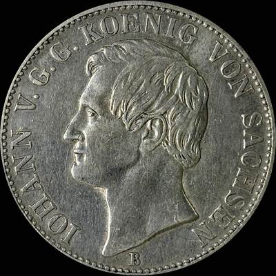 【雨安】【世界币章112-113期】周五/周六 两场连拍 2025-10-31 周五 19:30 保真 8秒倒数自动落锤 高效拍卖  - [裸币德国] Germany 德国 德意志 1泰勒 Saxony萨克森 Thun.349 (1861-1865) 矿业 1865年