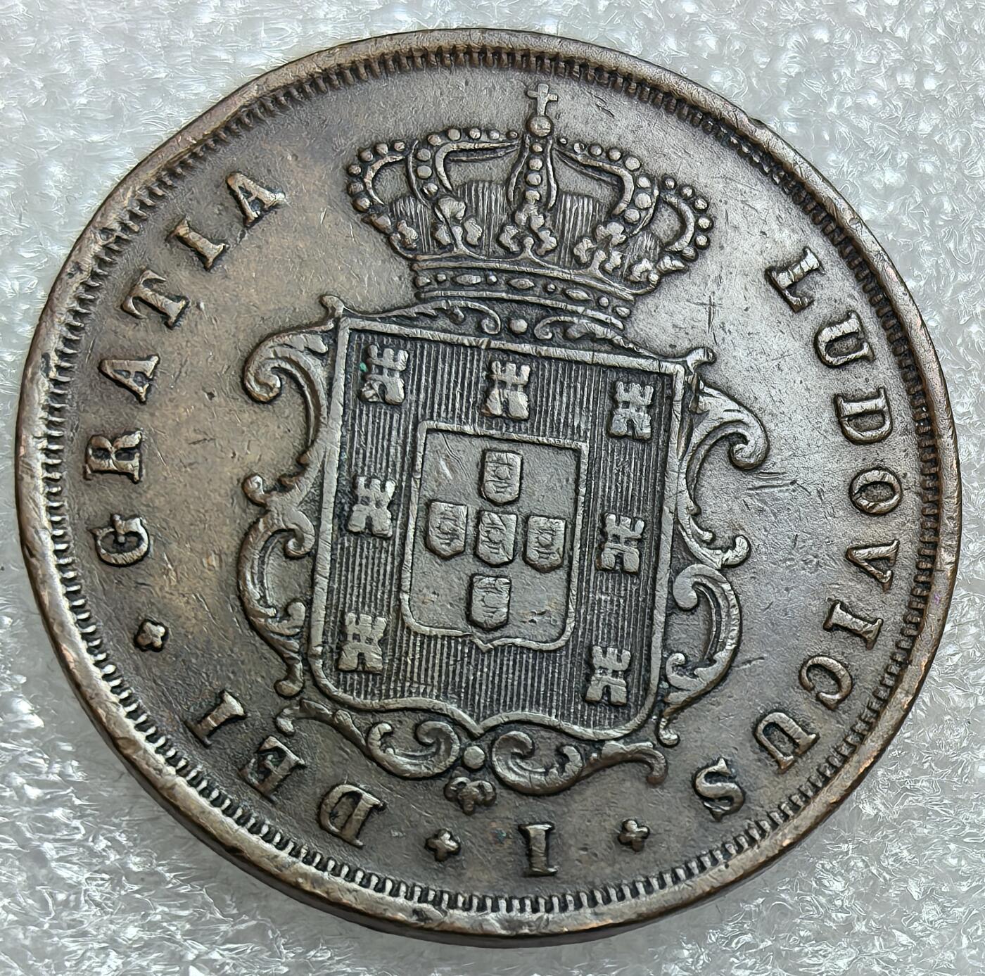 埃及、德属东非、匈牙利、葡萄牙、沙俄古银币古铜币，周五晚上九点倒数截拍，满百包邮，可寄存半年，喜欢朋友微信扫描二维码可直接参拍 好品相不多葡萄牙1873年10瑞斯，km514