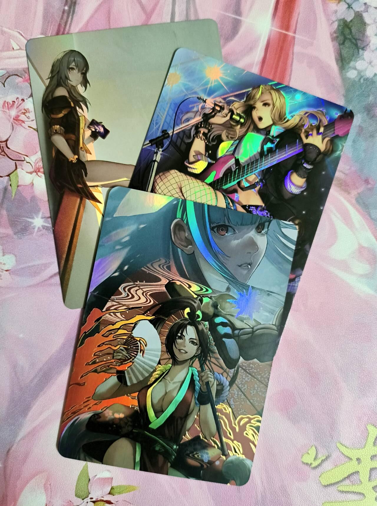 龙虎卡牌第六一场 （无佣金，单场满200元包邮，欢迎送拍） 彩闪3张 动漫精选-B