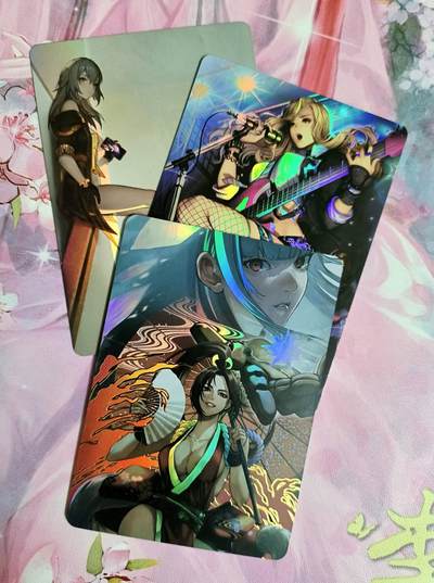 龙虎卡牌第六一场 （无佣金，单场满200元包邮，欢迎送拍） - 彩闪3张 动漫精选-B