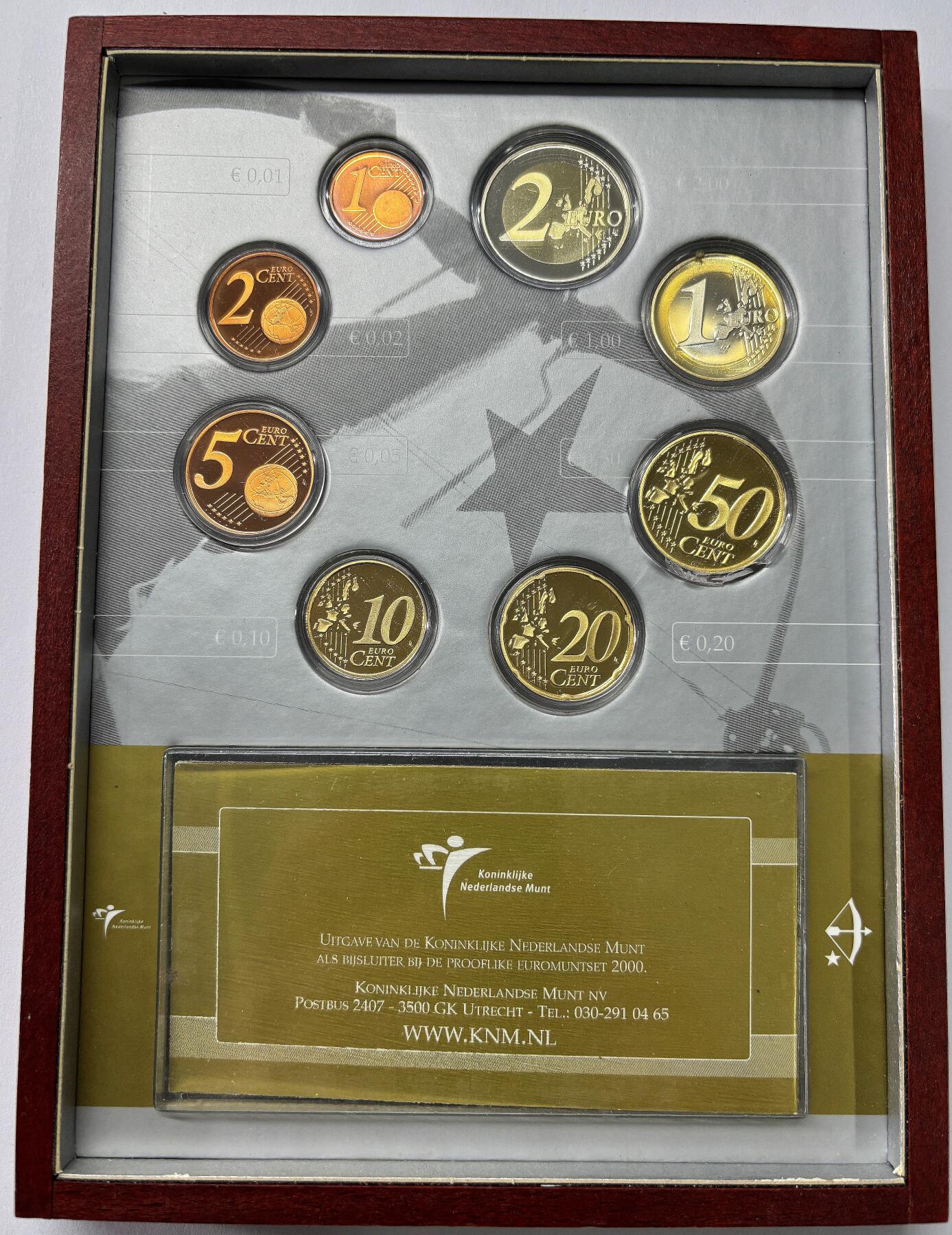 【雨安】【世界币章112-113期】周五/周六 两场连拍 2025-10-31 周五 19:30 保真 8秒倒数自动落锤 高效拍卖  [现代套币] Netherlands 荷兰套币 精制套币 2000年