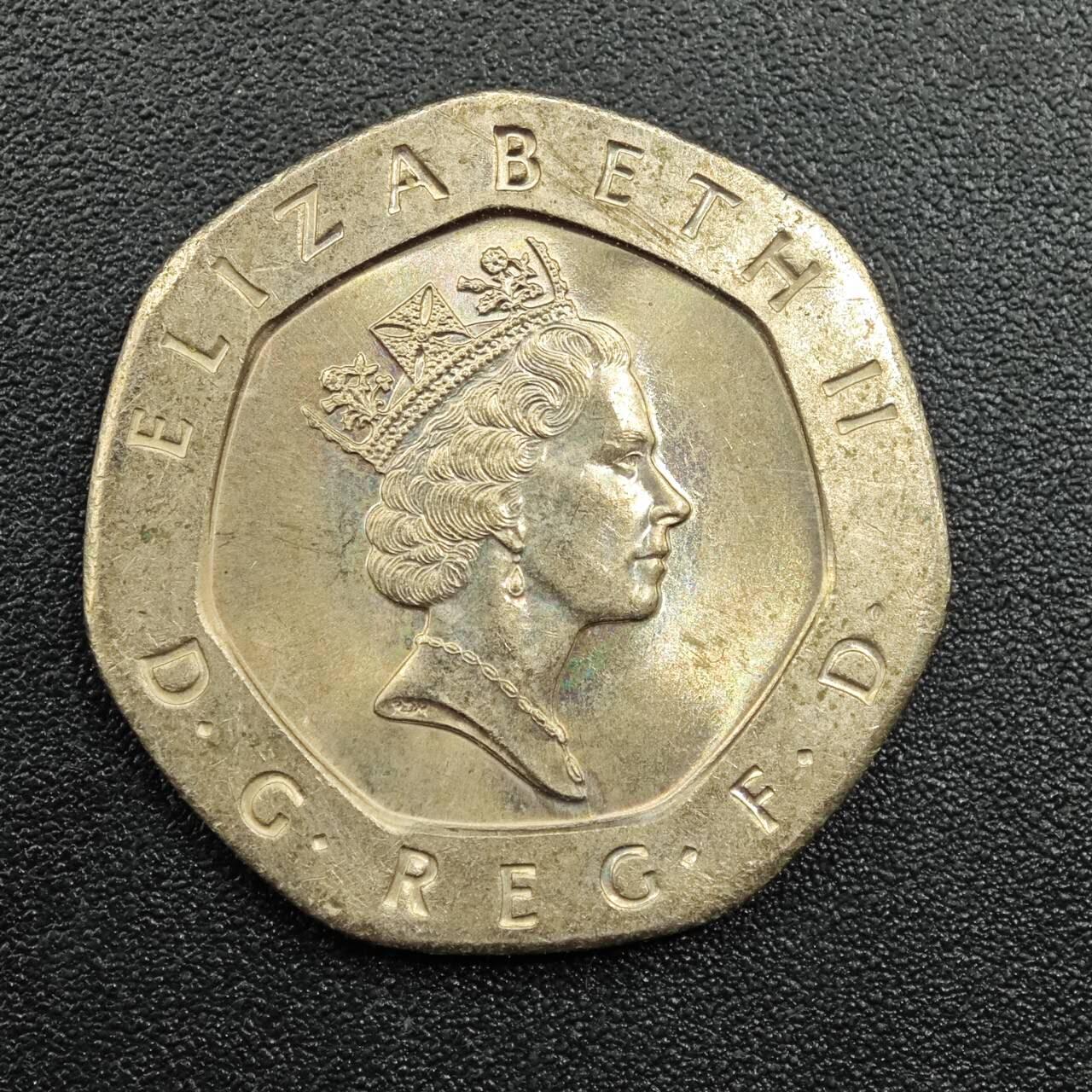 【淘币小摊】实时拍第七百八十一拍   散币场   满百包邮可预留二周 每周一统一发货   英国1992年20便士