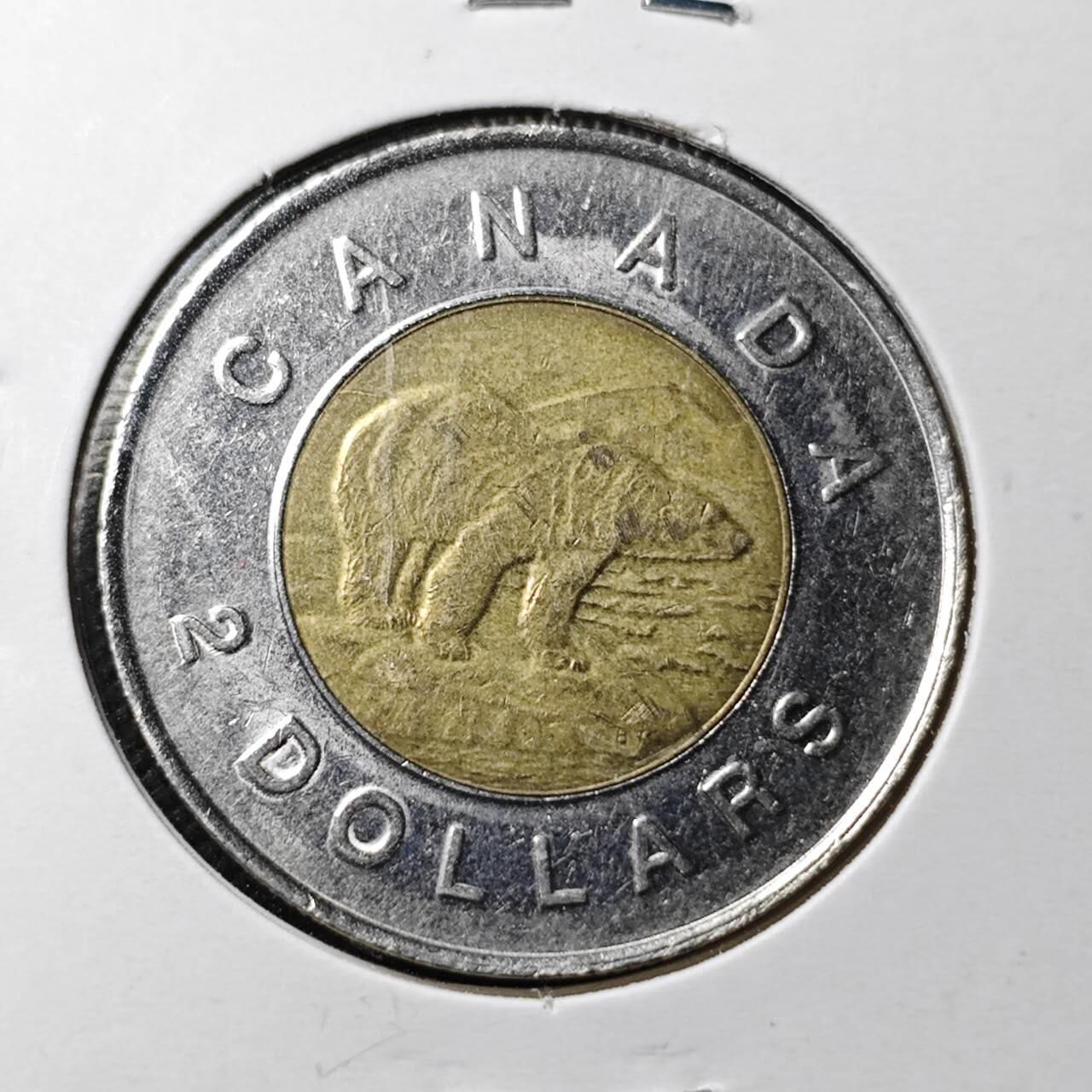 KK钱币收藏小铺  第361场  2月预留时间 周末发货  加拿大2元