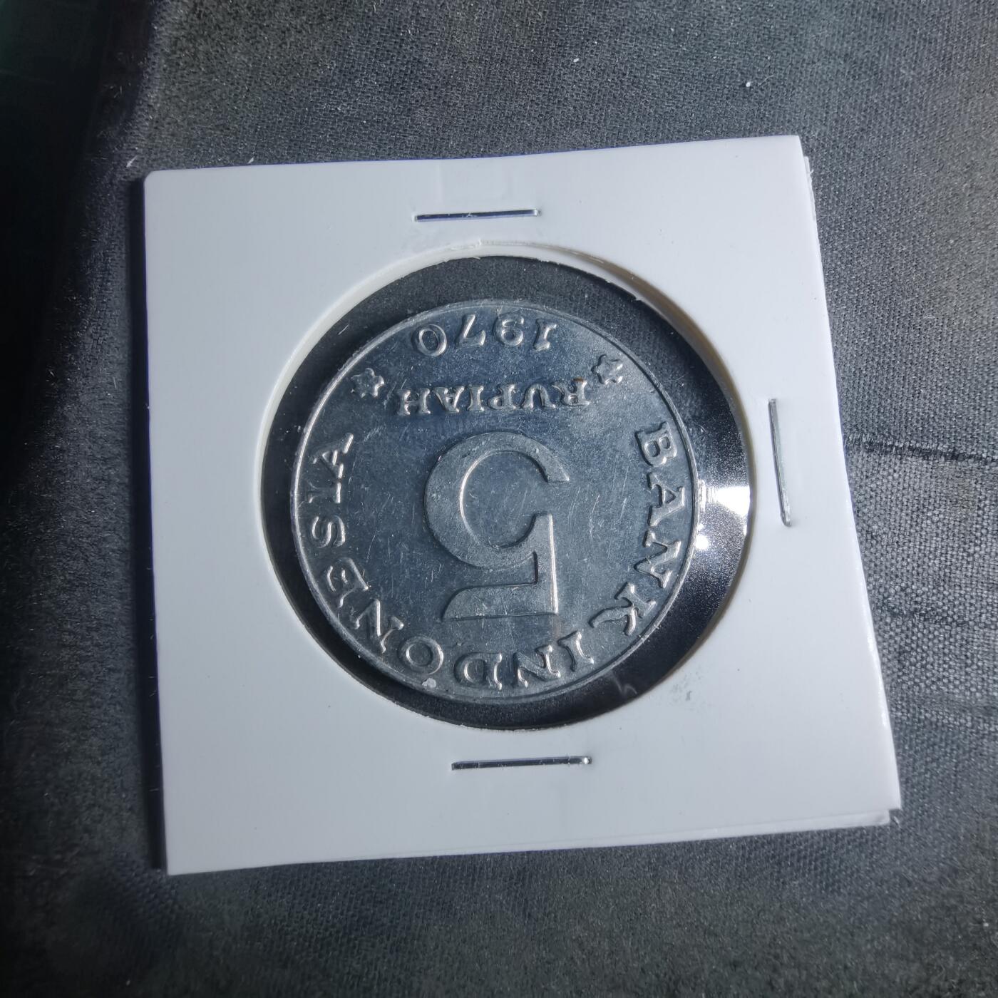 沼泽如烟--第885场 印度尼西亚1970年5卢比