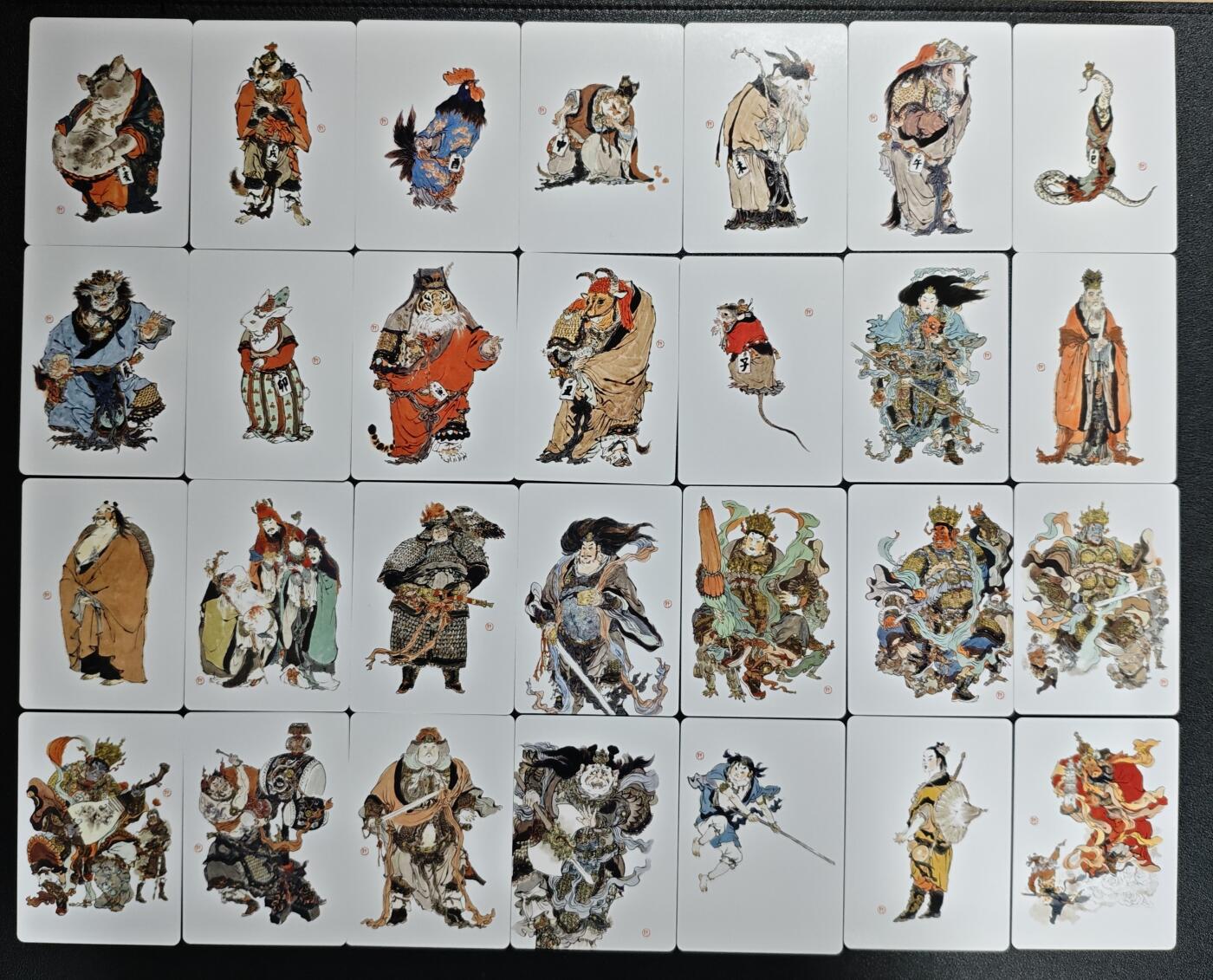 天玑星卡拍第133期《10.30周四截拍》持续收拍收评中 满赠卡需备注 戴敦邦艺术馆 西游神怪卡 107张