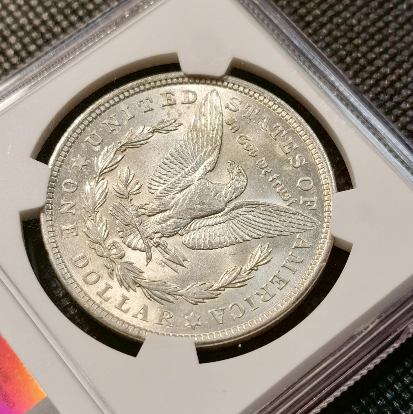 甄臻铺-世界币章拍卖（第37期），送拍享返佣金等优惠多多 NGC-MS64 美国1921摩根一元银币