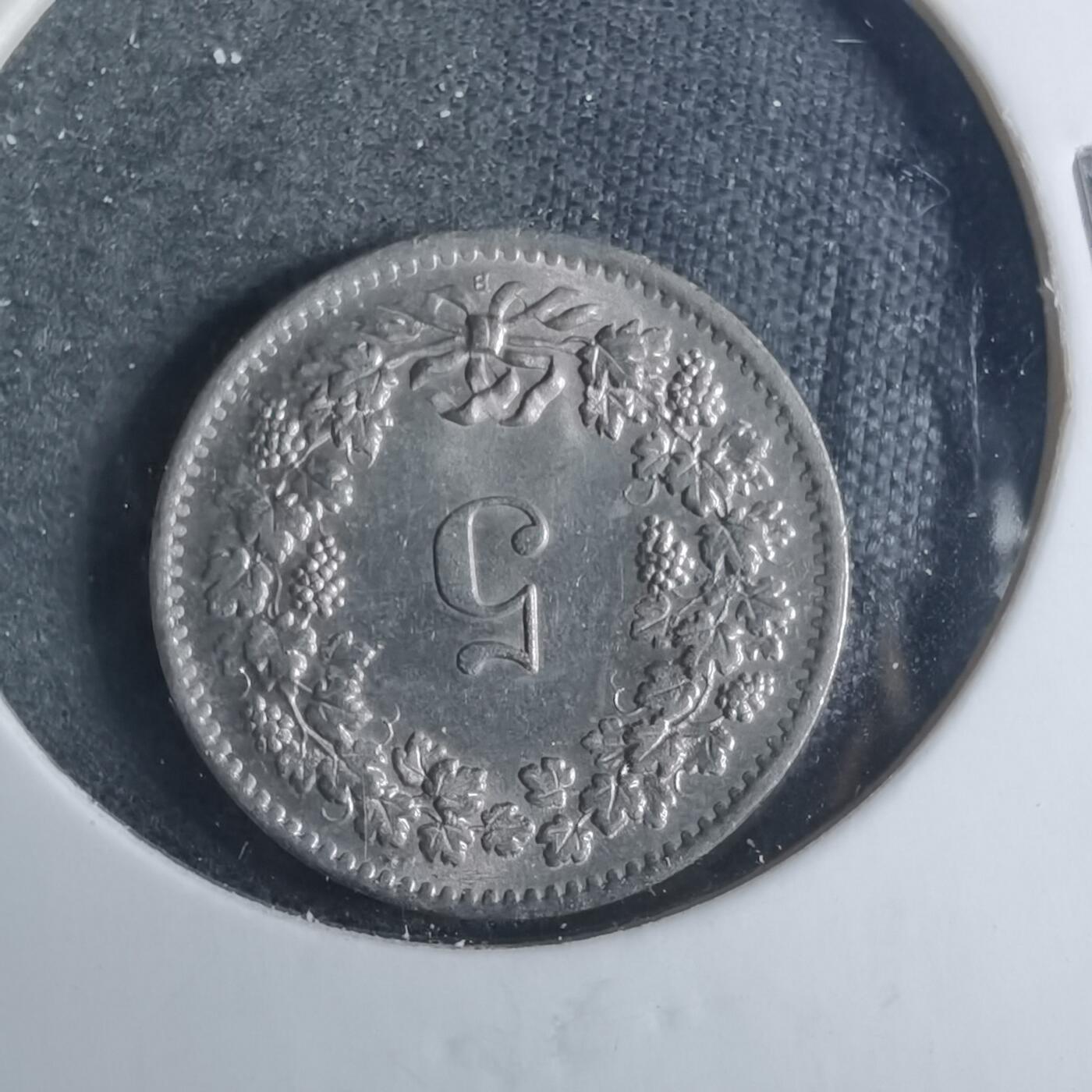 沼泽如烟--第885场 瑞士1963年五分