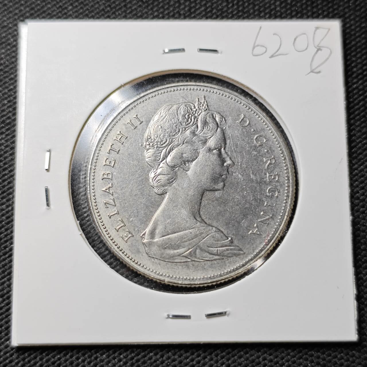 KK钱币收藏小铺  第362场  2月预留时间 周末发货 1971加拿大1元纪念币 