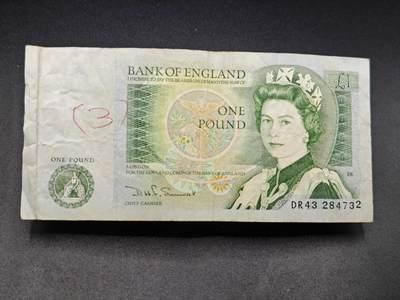 【淘币小摊】实时拍第七百八十二拍   无佣金纸币福利场   满百包邮可预留二周 每周一统一发货   - 英国一英镑