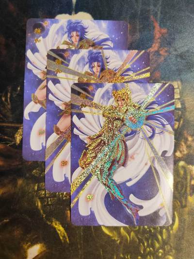 阳大大卡牌拍卖第79期（持续收拍品，周六晚上九点截拍，进群福利早知道） - 【三宫渐变版】青鸾殿圣斗士 十二宫 撒加 三宫渐变版